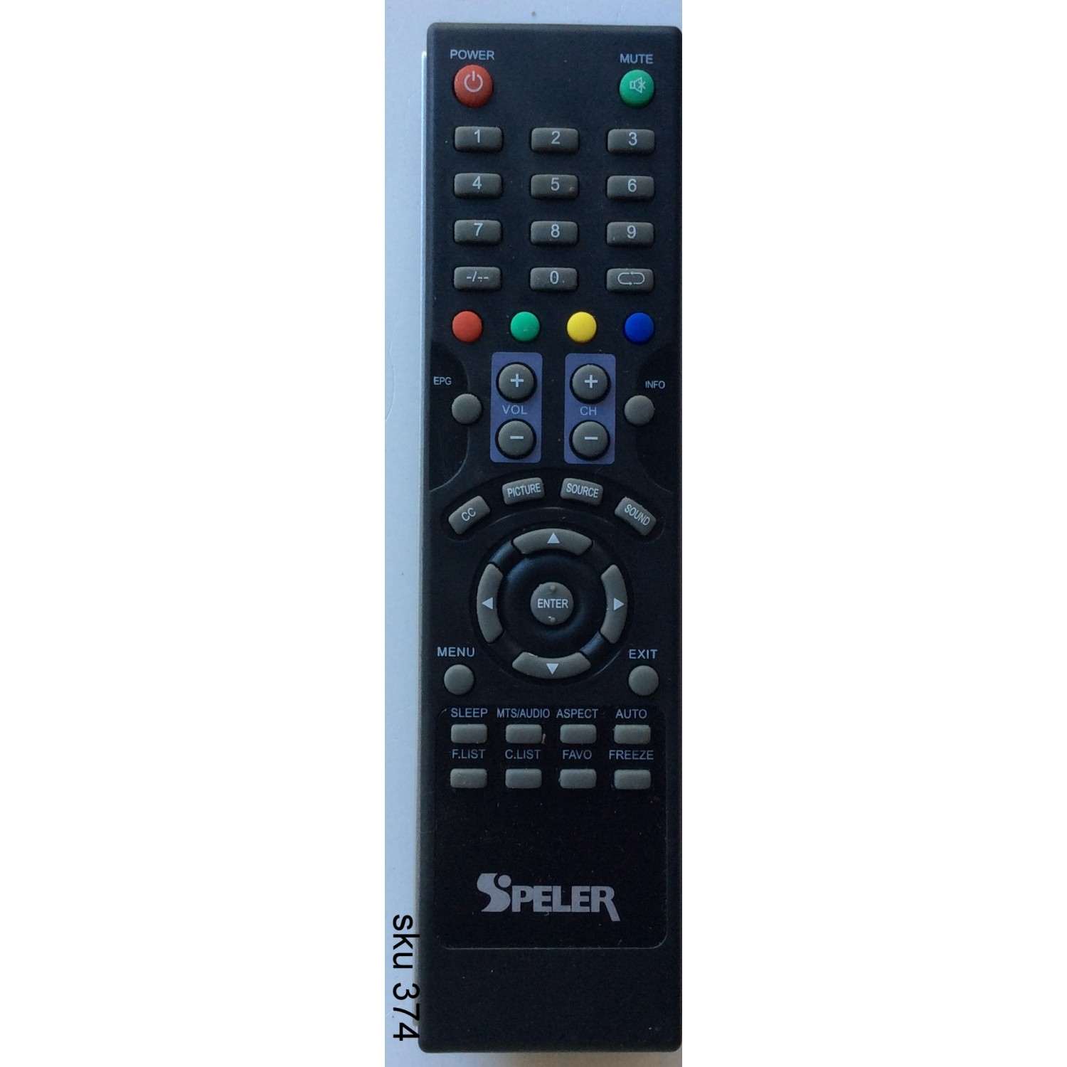 CONTROL REMOTO MARCA SPELER